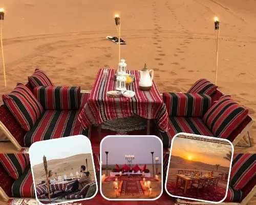 Desert Dinner Setup